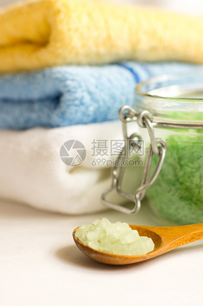 浴盐女士毛巾工具肥皂敷料治疗浴室木头卫生浮石图片