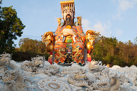 中国布德祷告精神佛陀眼睛冥想雕塑金属历史建筑学佛教徒图片