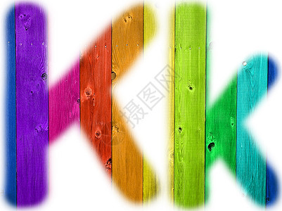 K 彩虹背景信图片