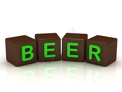 Beer 输入亮绿色字词图片