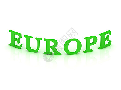 EUROPE 带有绿字的欧洲标志图片