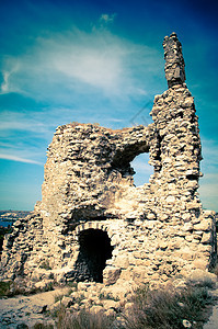隔离墙废墟石头文明考古学寺庙建筑地标岩石柱子建筑学城市图片
