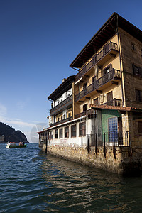 西班牙吉普兹科阿帕萨亚帕萨亚之家历史海洋旅游晴天房屋地区历史性旅行图片