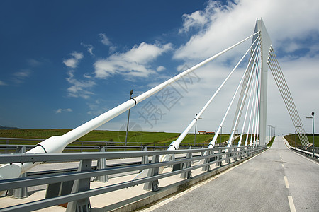 坎塔桑坦德州康塔省桑坦德科学与生态公园桥梁城市工程旅游旅行晴天技术图片