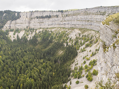 瑞士的危险独奏森林远足岩石登山悬崖峡谷货车地形图片