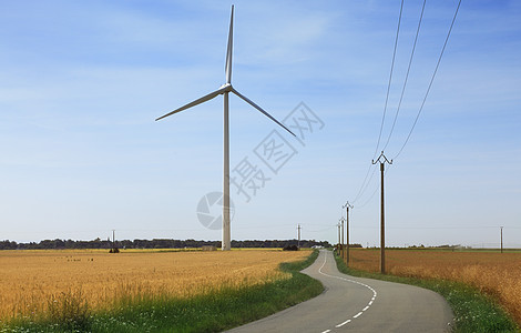 道路环境农业刀片力量场地沥青发电机乡村生态谷物图片