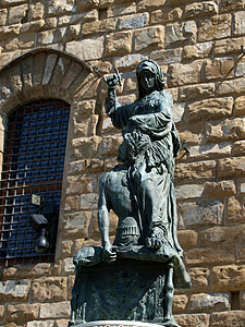 佛罗伦萨 朱迪斯和霍洛芬的雕像广场领主青铜雕塑自由符号图片