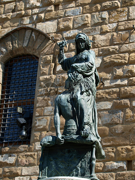 佛罗伦萨 朱迪斯和霍洛芬的雕像广场领主青铜雕塑自由符号图片