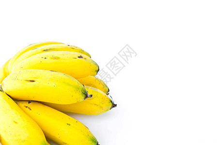 白色背景的香蕉丛林小路饮食剪裁水果小吃蔬菜食物组织热带图片