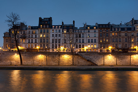 法国巴黎 法国伊尔德法州巴黎建筑城市照明街道建筑学历史性历史房屋旅行晴天旅游图片