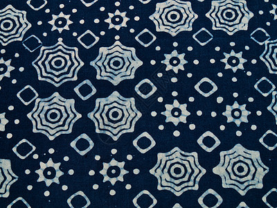 蓝棒织物 Yo背景的复解模式棉布星星蜡染白色艺术品墙纸蓝色衬衫艺术纺织品图片