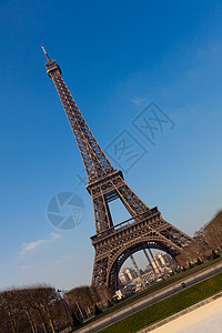 Eiffel塔 巴黎 法国奥尔德法 法国花园旅游建筑遗产金属城市旅行图片