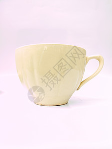 白色背景的孤立茶杯Name早餐液体杯子环境装饰品艺术制品英语盘子玻璃图片