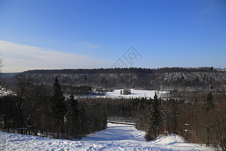 寒冷寒冬日阳光场景蓝色白色风景季节城市天气图片