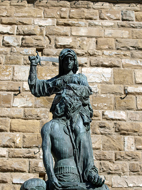 佛罗伦萨 朱迪斯和霍洛芬的雕像雕塑领主青铜自由象征广场图片