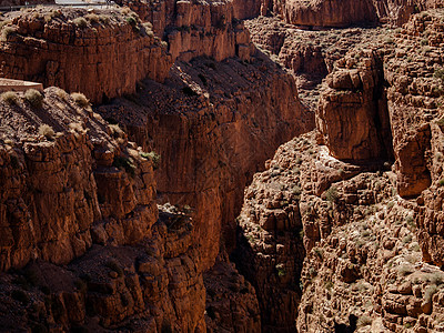 Dades 山谷峡谷旅行灌木丛水平风景地点山脉沙漠橙色勘探场景图片