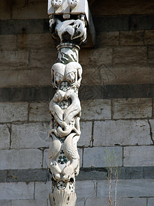 福罗教堂的圣米歇尔卢卡建筑大天使雕塑拱廊教会论坛大教堂艺术背景图片