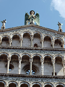 福罗教堂的圣米歇尔卢卡建筑论坛拱廊教会雕塑艺术大天使大教堂图片