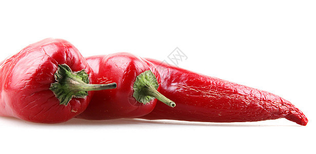 白背景孤立的红辣椒辣椒香料工作室厨房植物辣椒素蔬菜香肠文化胡椒图片
