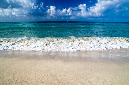西西伯里海蓝色旅行阳光假期天堂海景热带海岸海洋海浪图片