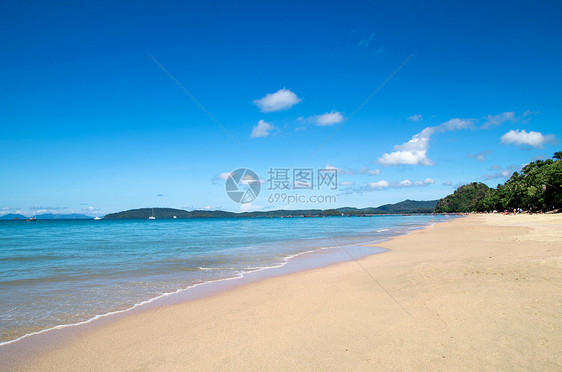 海 海旅游悬崖天空海洋热带天堂沿海海景旅行地平线图片