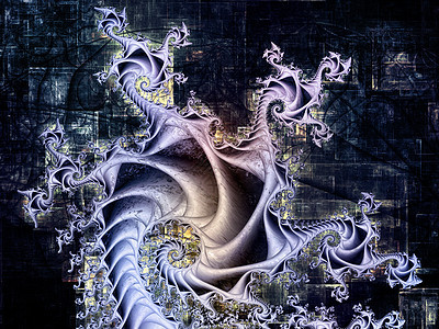 彩色分形运动元素数学作品漩涡螺旋涡流艺术品墙纸设计几何学图片