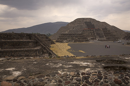 月亮金字塔特奥蒂瓦坎墨西哥图片
