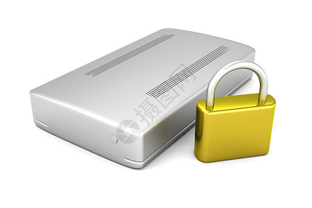 安全外部硬驱动器贮存挂锁机密密码插图外设隐私硬盘磁盘技术图片