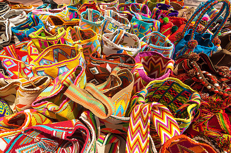 哥伦比亚传统垃圾袋组织图片