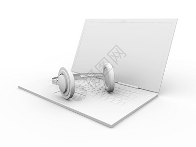 数码奥迪机动性立体声体积耳机笔记本音乐播放器娱乐电脑电子产品技术背景图片