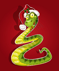 蛇新年动物背景图片