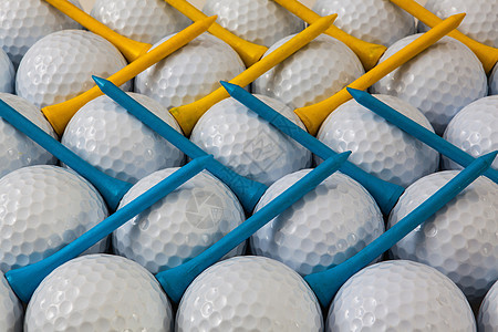 高尔夫高尔f设备黄色运动高尔夫球发球台图片