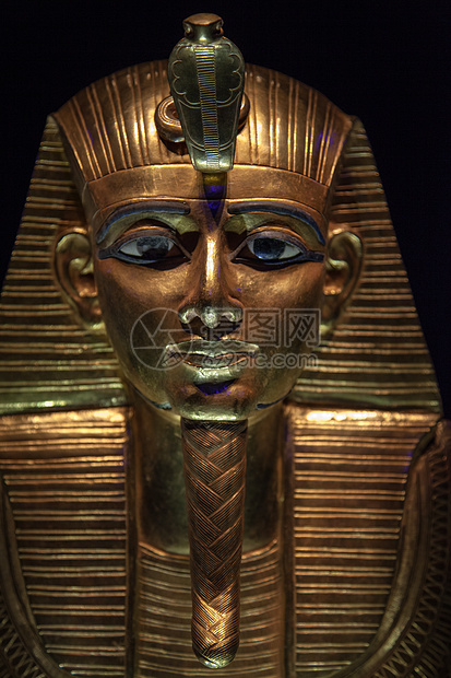 图坦卡蒙的面具历史博物馆文化宝藏法老上帝国王雕像风格纪念馆图片