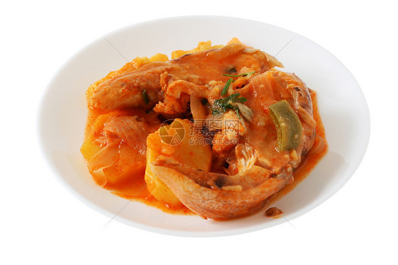 盘子上的鱼炖鱼片海洋餐巾饮食土豆食物午餐沙拉国家海鲜图片