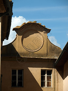 伏尔特拉托斯卡纳中世纪珍珠建筑街道细节石头十字风景城市房子雕塑古董图片