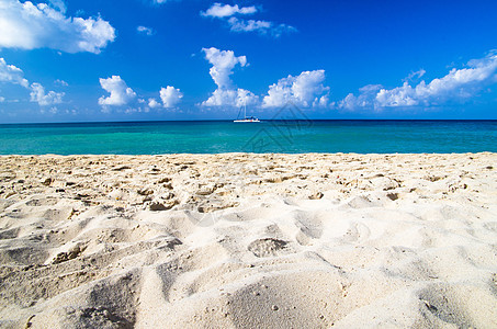 卡西比海滨海滩支撑海岸假期海景蓝色天堂旅行晴天阳光热带图片