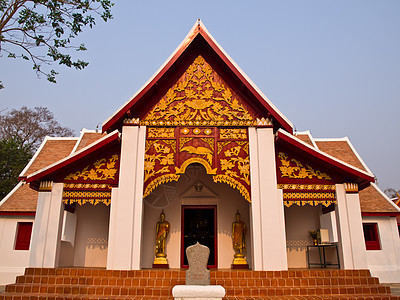 佛教修道院 南泰国高内衣瓦特法拉图片