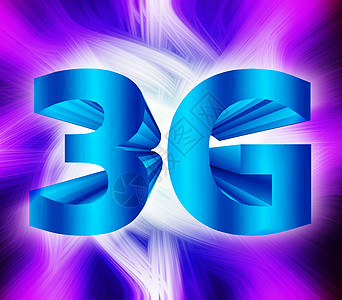 3G 网络符号短信电脑展示屏幕电话上网通信彩信速度全球背景图片