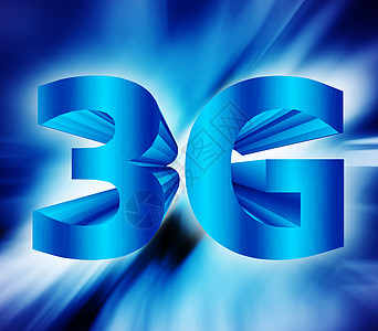 3G 网络符号彩信手机展示数据蓝色通讯器机动性速度魔法消息背景图片