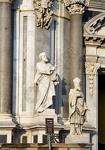 卡塔尼亚大教堂圣彼得雕像图书雕塑大理石信仰使徒建筑学大教堂钥匙艺术纪念碑图片