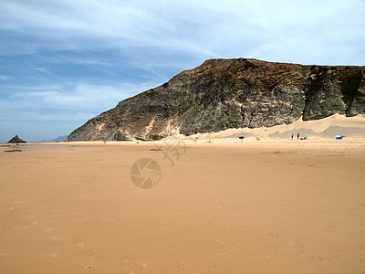 葡萄牙阿尔加夫附近岩石旅行海岸海岸线支撑海洋海滩悬崖场景图片