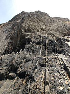 葡萄牙阿尔加夫附近海洋海岸线悬崖场景海滩海岸支撑旅行岩石图片