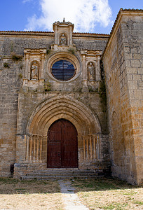 西班牙 卡斯特罗赫里兹钟声历史遗产宗教建筑学小路教会旅行入口尖顶图片