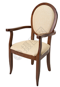 棕色椅子雕刻天鹅枕头奢华织物纺织品装潢沙发工作室房子背景图片