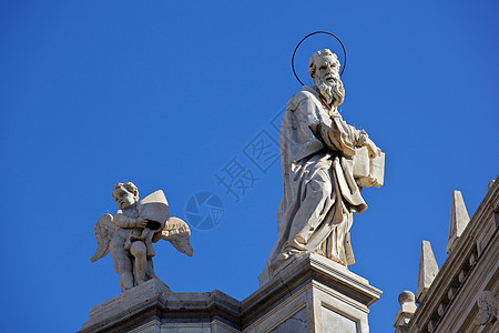 圣彼得女神像雕刻大教堂胡须艺术圣经文化雕像宗教主教红衣图片