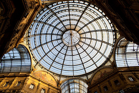 维托里奥埃马努埃莱二世画廊 米兰遗产窗户雕塑玻璃旅游文化时间辉光建筑工程图片