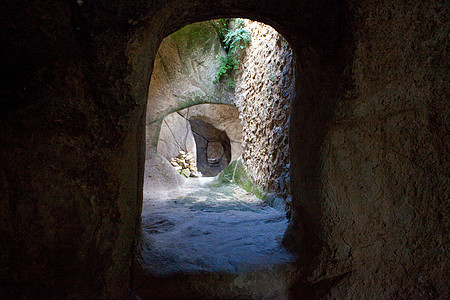 中世纪城堡弧 斯佩林加岩石游客建筑堡垒废墟艺术旅游雕塑建筑学纪念碑图片