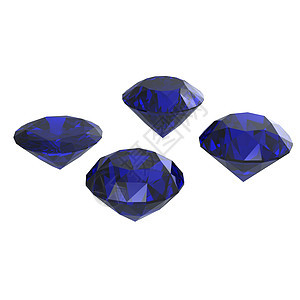 圆蓝色蓝宝石石头百万富翁钻石珠宝奢华未婚妻水晶版税火花圆形图片