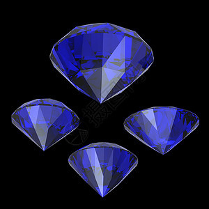 圆蓝色蓝宝石宝石版税圆形火花珠宝石头水晶新娘皇家百万富翁图片