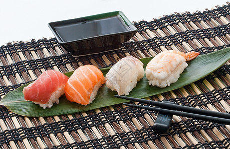 寿司菜单餐饮业营养托盘午餐餐厅鱼粉情调海藻异国图片